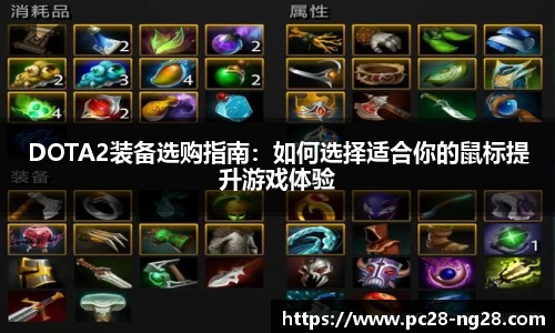 DOTA2装备选购指南：如何选择适合你的鼠标提升游戏体验
